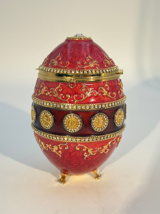 Vivian Alexander "Zodiac" Enameled Egg (1 of 5)