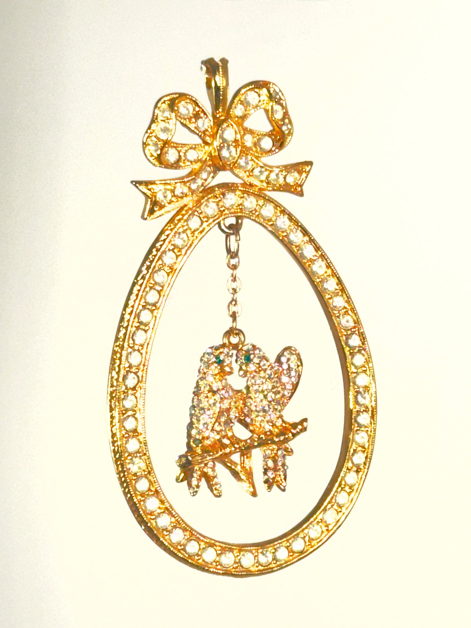 Faberge Two Birds Christmas Ornament (1 of 3)