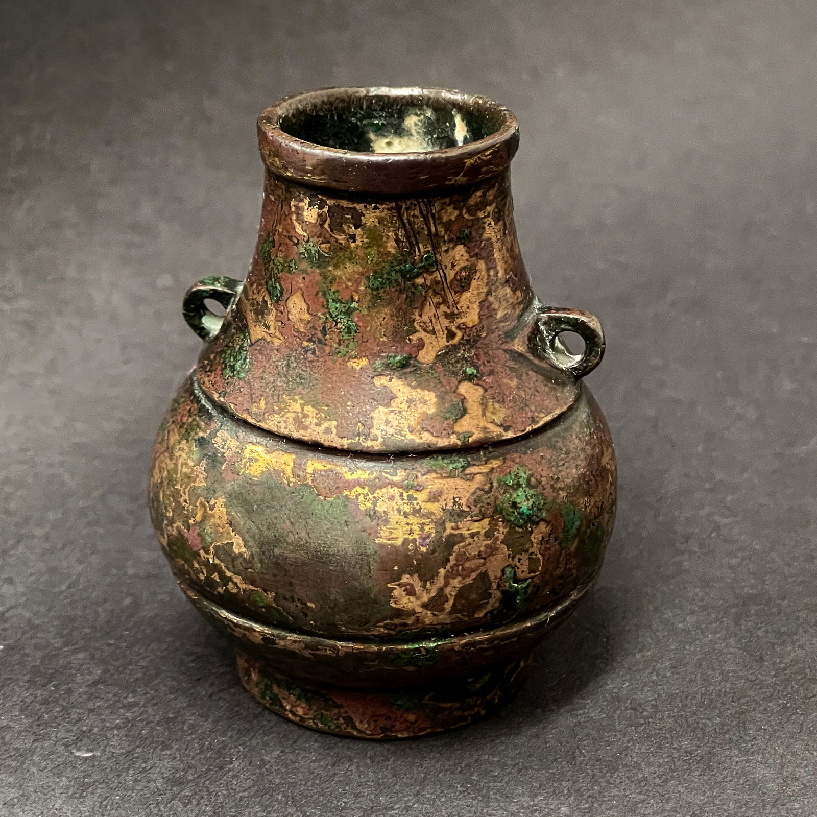Chinese Gilt Bronze Miniature Water Pot, 19th century, Qing dynasty (1 of 8)