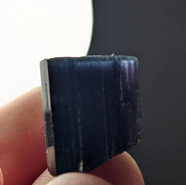 5 Grams Beautiful Blue Cap Tourmaline Crystal From Skardu Pakistan (1 of 4)