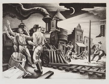Thomas Hart Benton (American, 1889-1975) Jesse James (1 of 1)