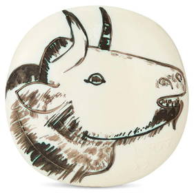 Pablo Picasso (1881-1973) PROFIL DE TAUREAU (1 of 1)