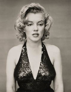RICHARD AVEDON Marilyn Monroe, New York City, 1957: RICHARD AVEDON (1923–2004) Marilyn Monroe, Actress, New York City, 1957 Photograph, printed later, flush-mounted foam board. Measures approx 39 x 30 inches.
