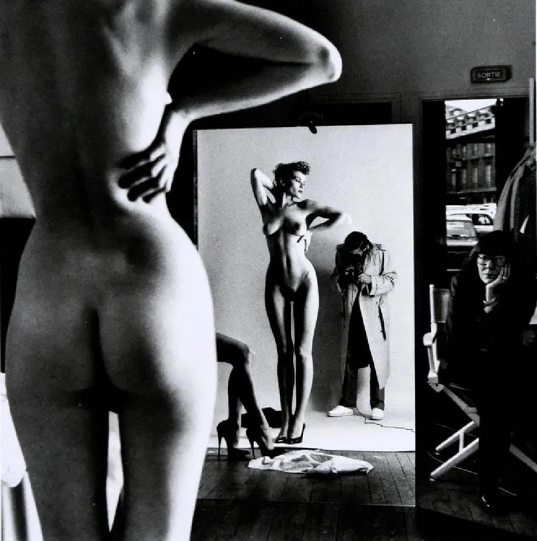 Helmut Newton (German, 1920-2004) Self Portrait with Models Photograph (1 of 1)