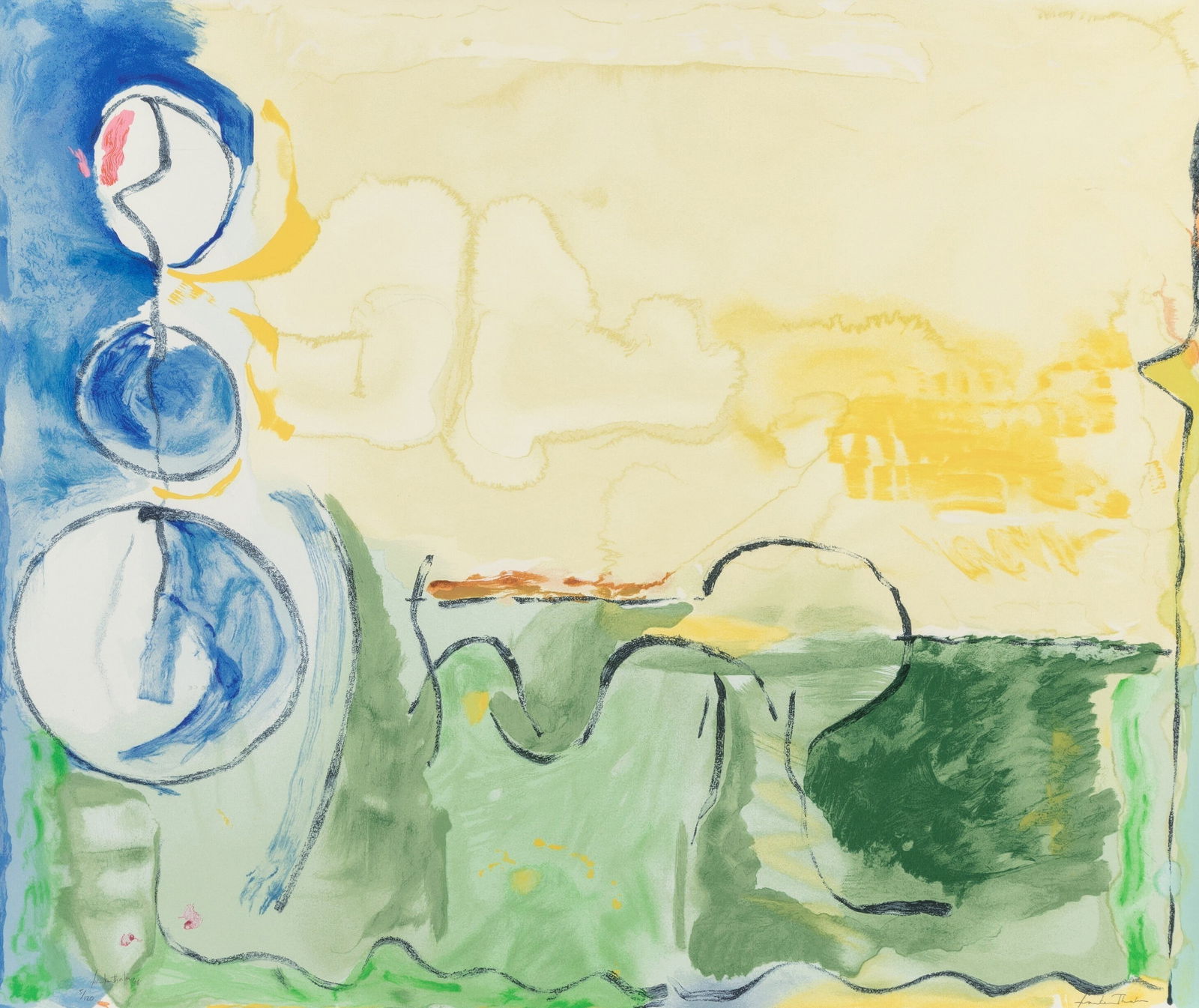 Helen Frankenthaler (American, 1928-2011) Flotilla After (1 of 1)
