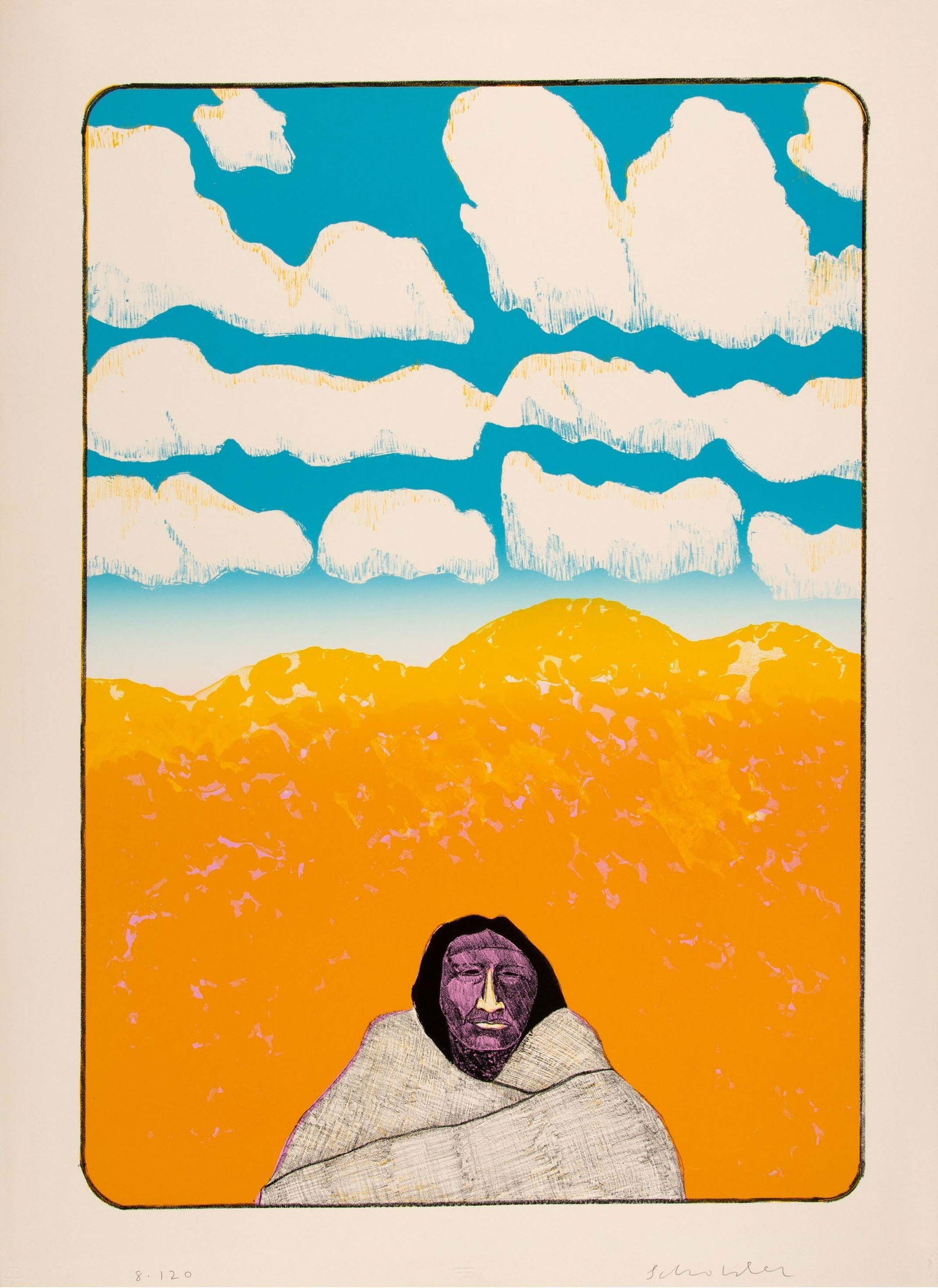 Fritz Scholder (American, 1937-2005) New Mexico After (1 of 1)