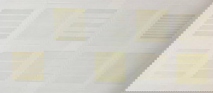 Agnes Martin - Grouping of 10, Lithographs: AGNES MARTIN (1912-2004) Grouping of 10. Lithographs on Vellum. Each Lithograph measures approximately 10" x 10"