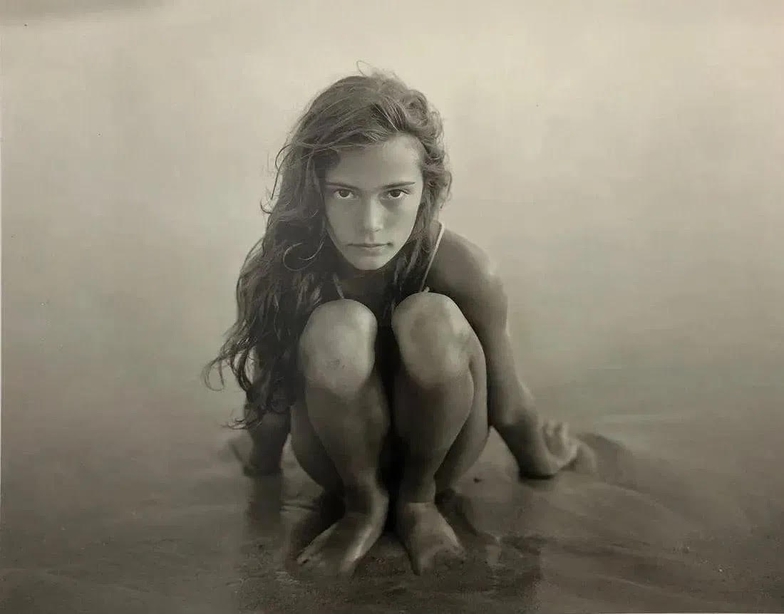 Jock Sturges - Fanny, Montalivet France, Photograph: JOCK STURGES (B. 1947) Fanny, Montalivet, France 1995, Photograph, printed later, 14 1/2" x 18 1/2" inches