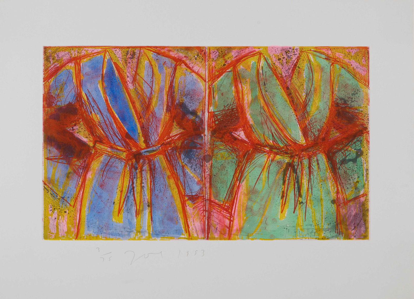 JIM DINE In The Thicket Print in Colors, After (1 of 1)