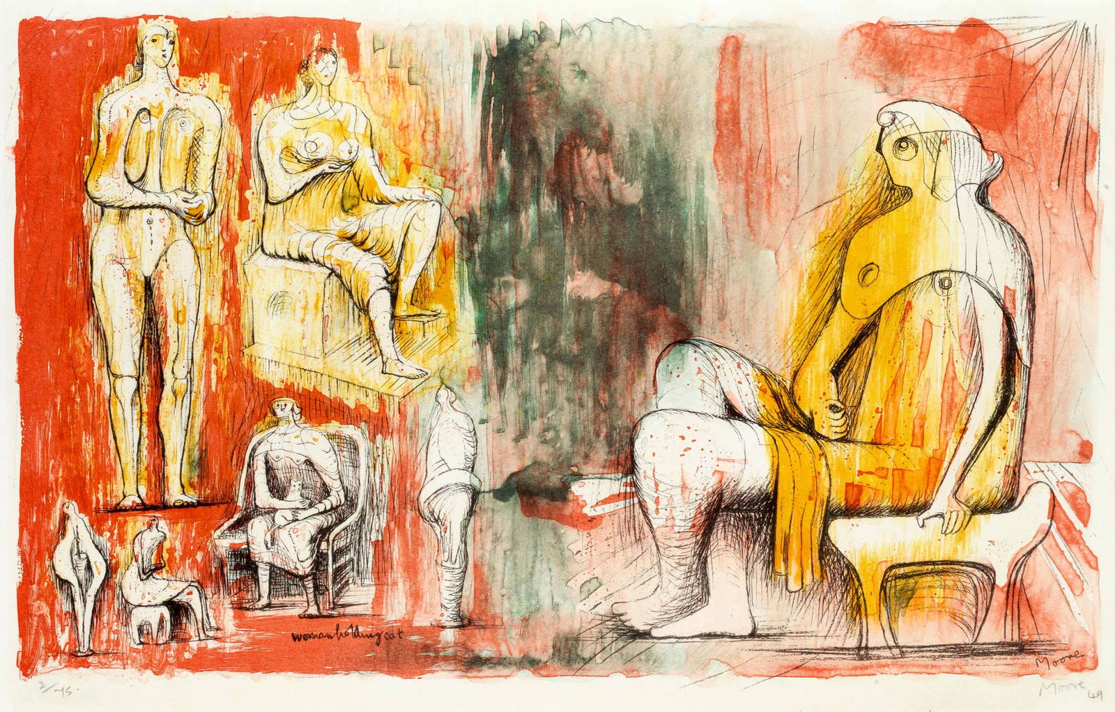 Henry Moore、STUDY、海外版超希少レゾネ、新品額付 Henry Moore Prices - 20,936 Auction Price Results