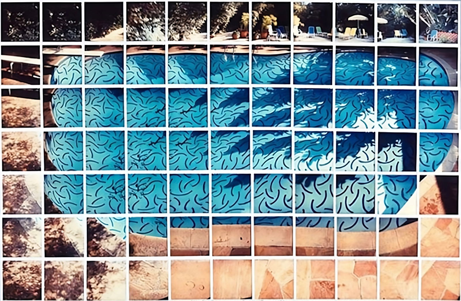 David Hockney Sun on the Pool Glossy Print after (1 of 1)