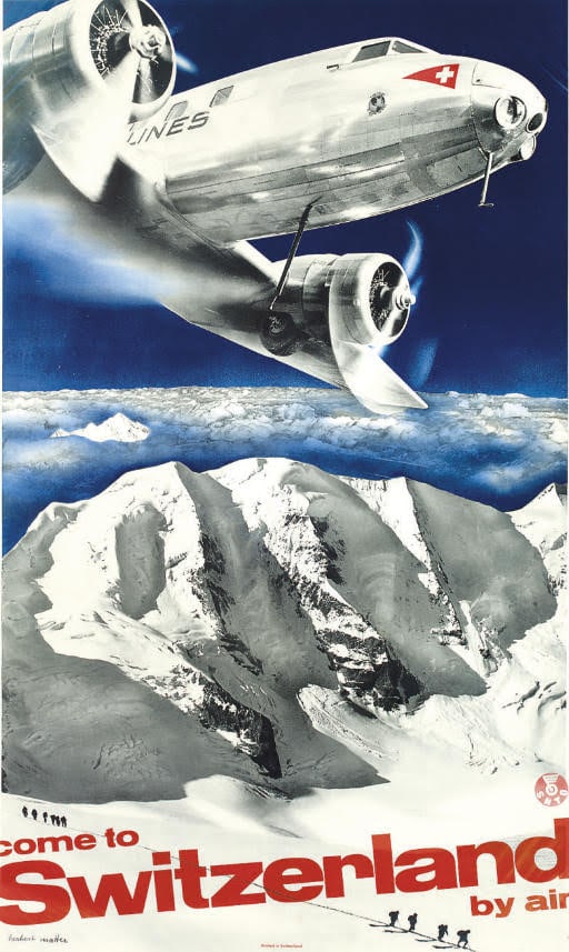 Herbert Matter (1907-1984) Come to Switzerland: Herbert Matter (1907-1984) Welcome to Switzerland photomontage, 1935. Measures: 40 x 25 inches. Herbert Robert Matter (April 25, 1907 – May 8, 1984) was a Swiss-born American photographer and graphi