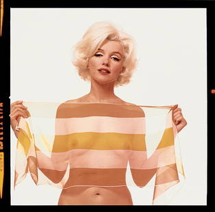 Bert Stern- Marilyn Monroe Photo print on glossy paper after: Measures 20 x 20 inches, print on glossy paperBert Stern was one of the leading photographers of the 1950s and 1960s; he redefined fashion photography with his clean and direct style. Like his contemp