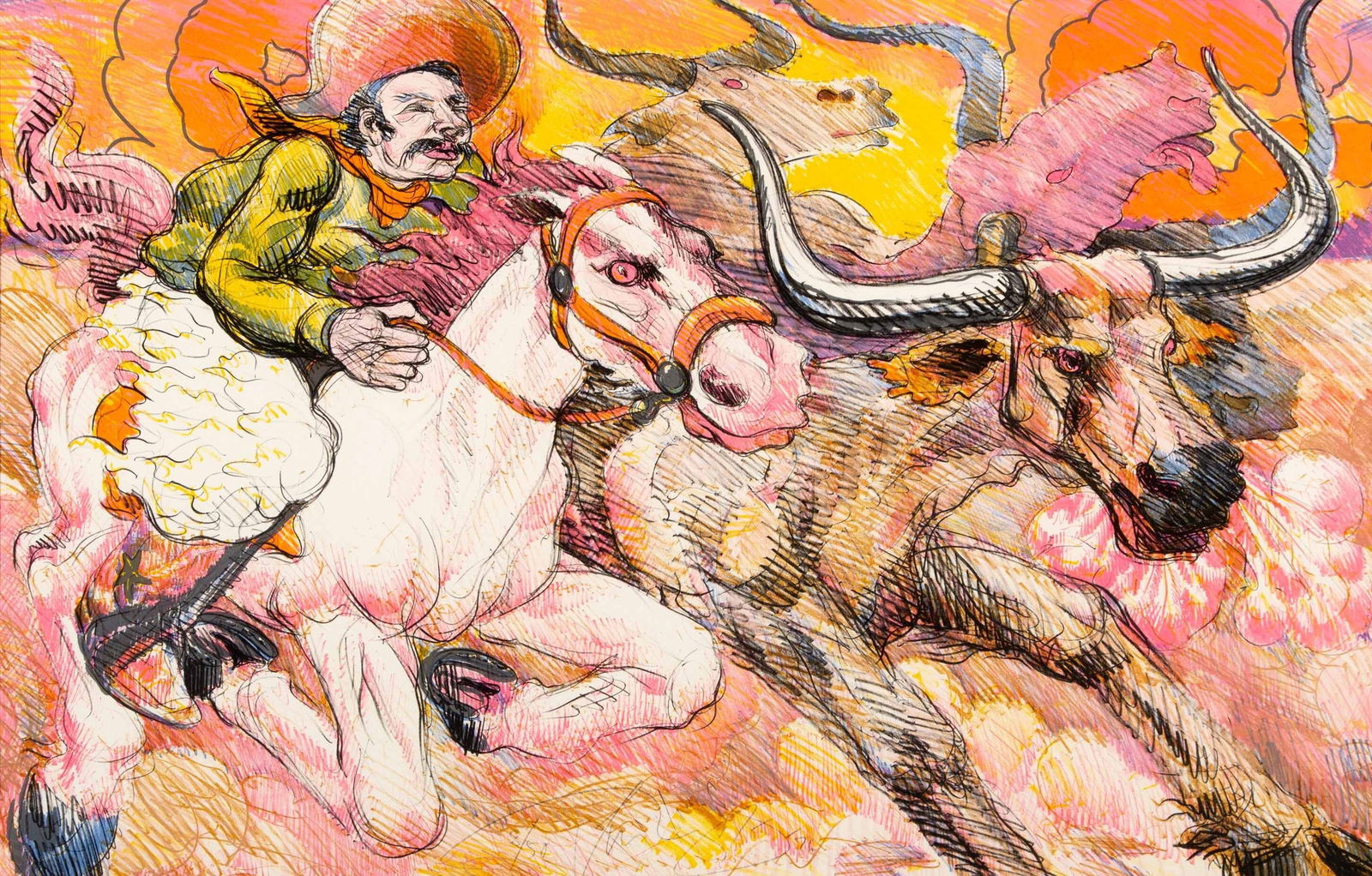 Luis Jimenez (American) Man on Horseback, After (1 of 1)