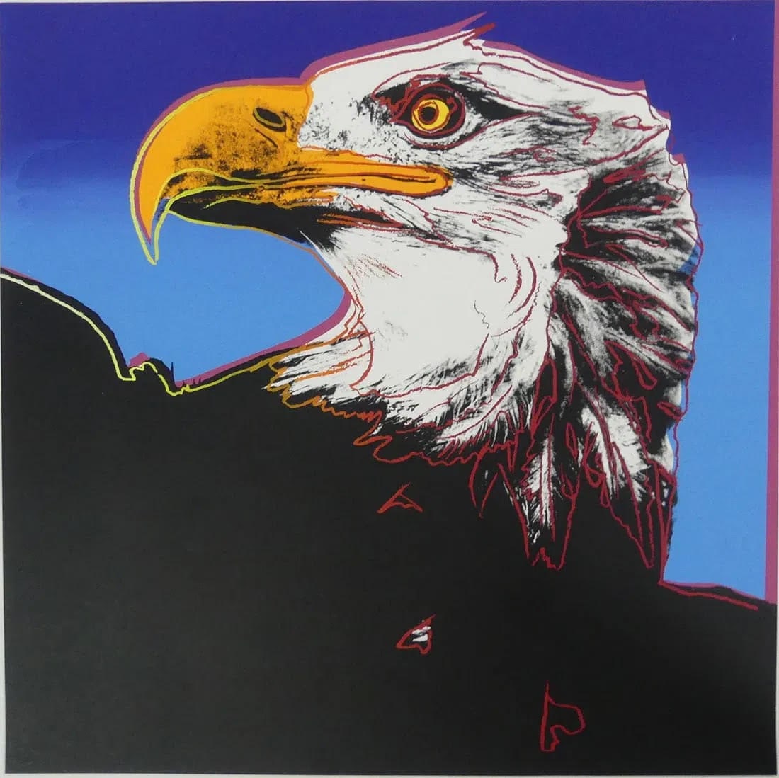 ANDY WARHOL 'BALD EAGLE' SCREENPRINT (1 of 4)