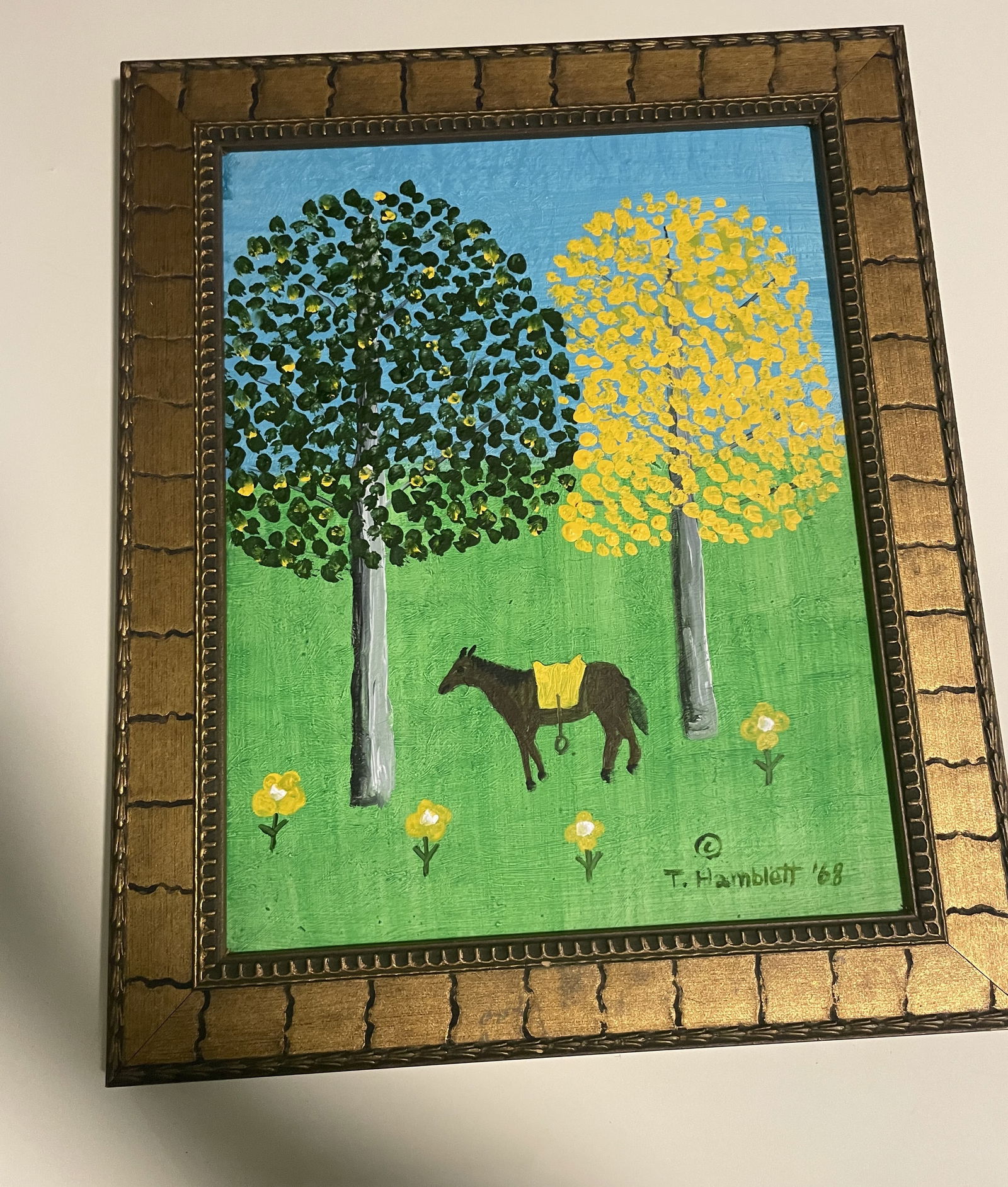 Theora Hamblett (American, 1895-1977) Oil on Board after (1 of 2)