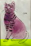 ANDY WARHOL (American, 1928-1987) Estate Stamped Cat Print