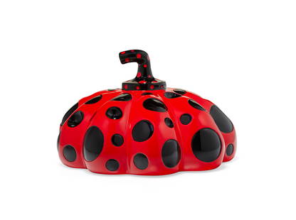 YAYOI KUSAMA (B. 1929) Naoshima Red Pumpkin: YAYOI KUSAMA (B. 1929) Naoshima Red Pumpkin. painted cast resin multiple, 2019, from the edition of unknown size, published by Benesse Holdings, Inc., Naoshima, Japan, with the artist's copyright stam