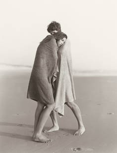JOCK STURGES (American, b. 1947) Marine et Maia; Montalivet, France, 1991 after: JOCK STURGES (American, b. 1947) Marine et Maia; Montalivet, France, 1991. Photograph, mounted to foam board, measures 18-1/2 x 14-1/2 inches. John Sturges (; born 1947), known as Jock Sturges, is an