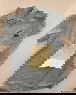 Elvis Presley Owned and Worn Shirt: Shirt owned and worn by Elvis Presley with letter, (Vernon Presley)