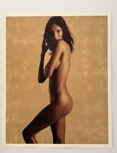 Karl Lagerfeld - Astrid Munoz: Photolitho, 11 x 14 inches, Karl lagerfeld , Astrid Munoz , mounted to foam board