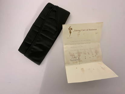 Elvis Presley Military Service Cap Vernon Letter: Elvis Presley Military Service Cap Vernon Letter