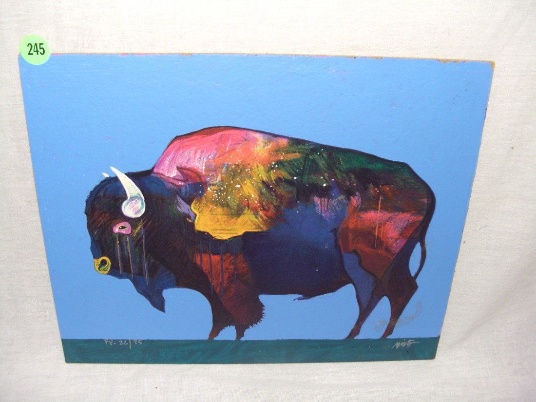 Limited Edition Serigraph on board Numbered & Hand: Limited Edition Serigraph on board Numbered & Hand-Signed by JOHN NIETO
