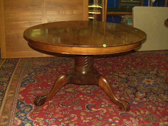 stunning carved dining table with turning top (la: stunning carved dining table with turning top (lazy susan style) SSR