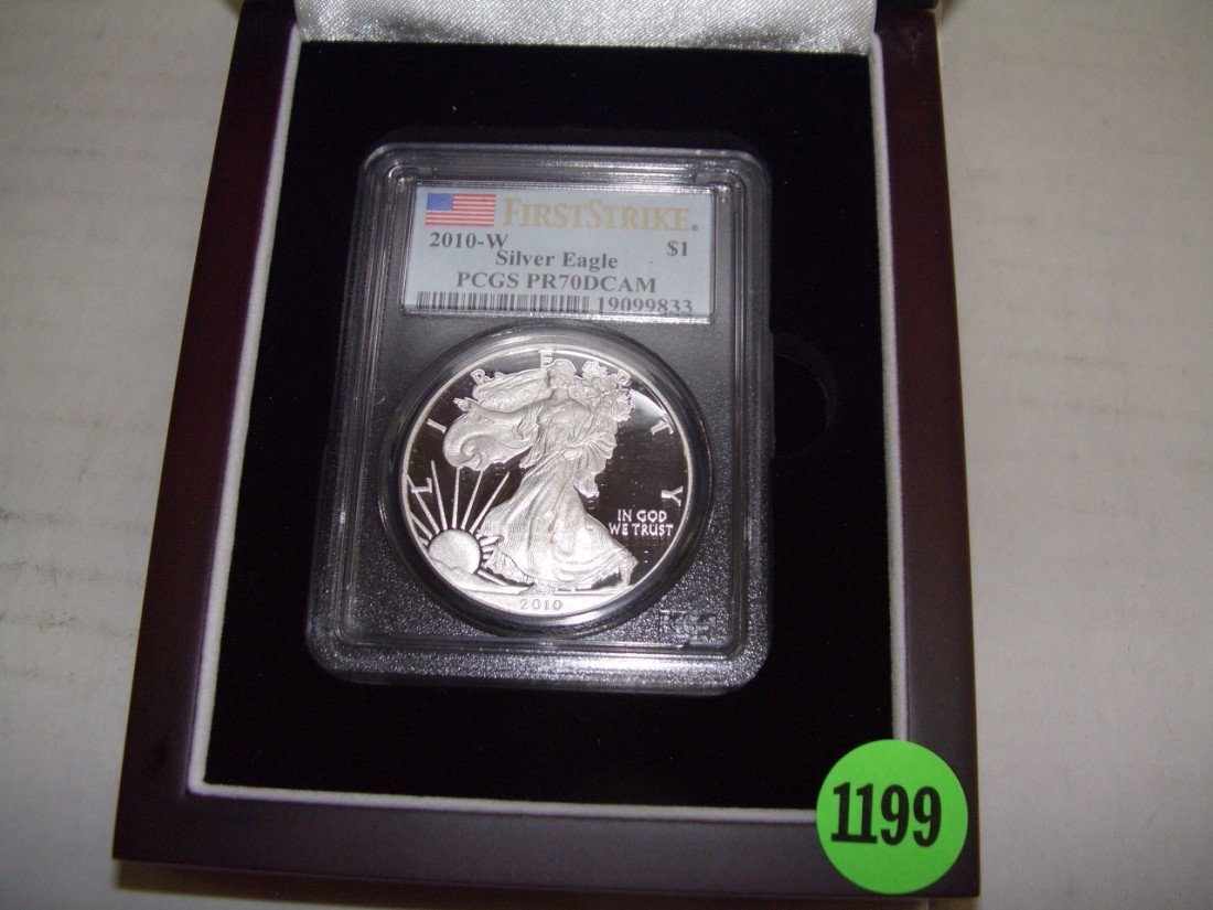 US Silver Eagle 2010-W (Proof 70): US Silver Eagle 2010-W (Proof 70)