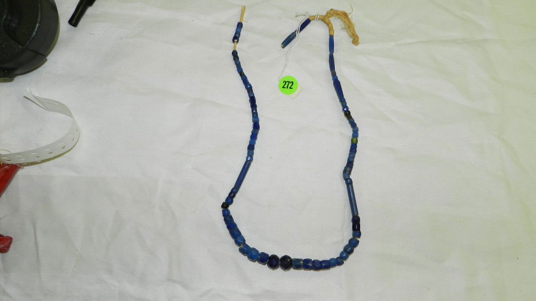 unique Native American trade bead necklace: unique Native American trade bead necklace