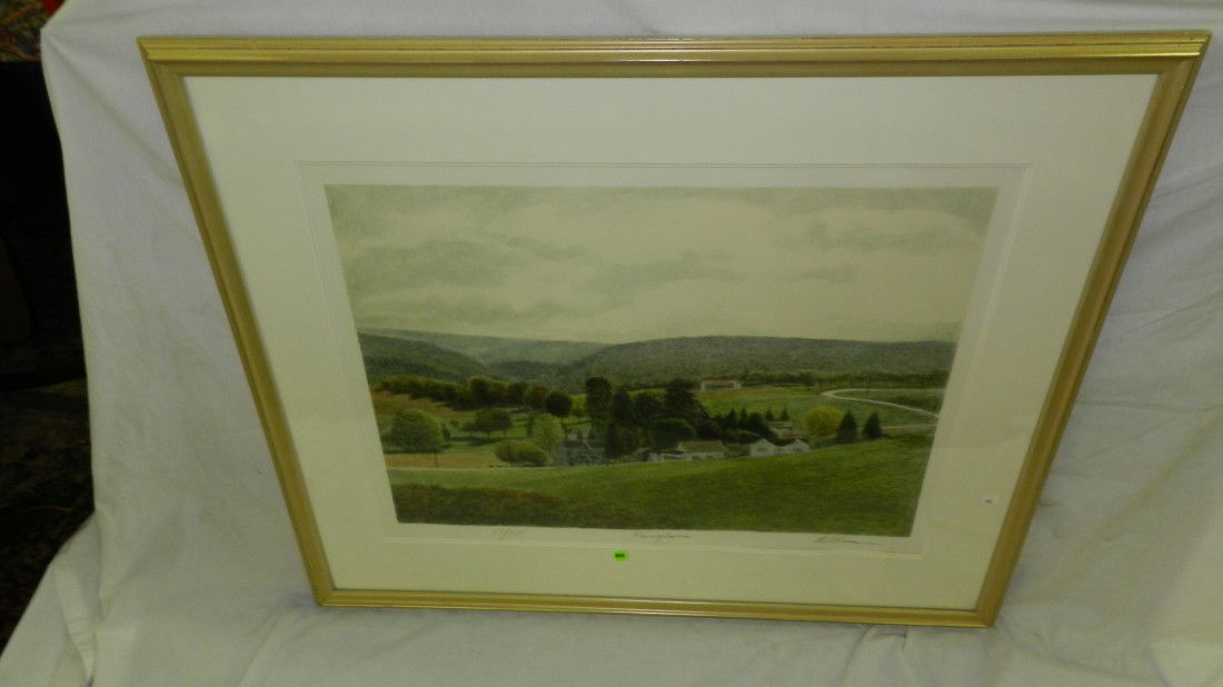 large signed & numbered litho by Harold Altman,: see title