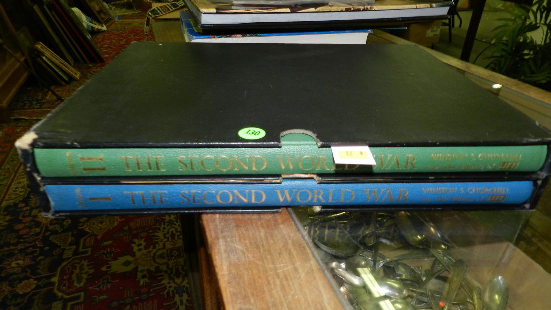 2 piece large coffee table book on WWII: 2 piece large coffee table book on WWII