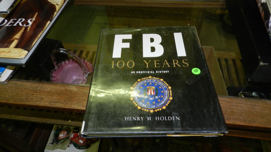 large coffee table book on F.B.I: large coffee table book on F.B.I