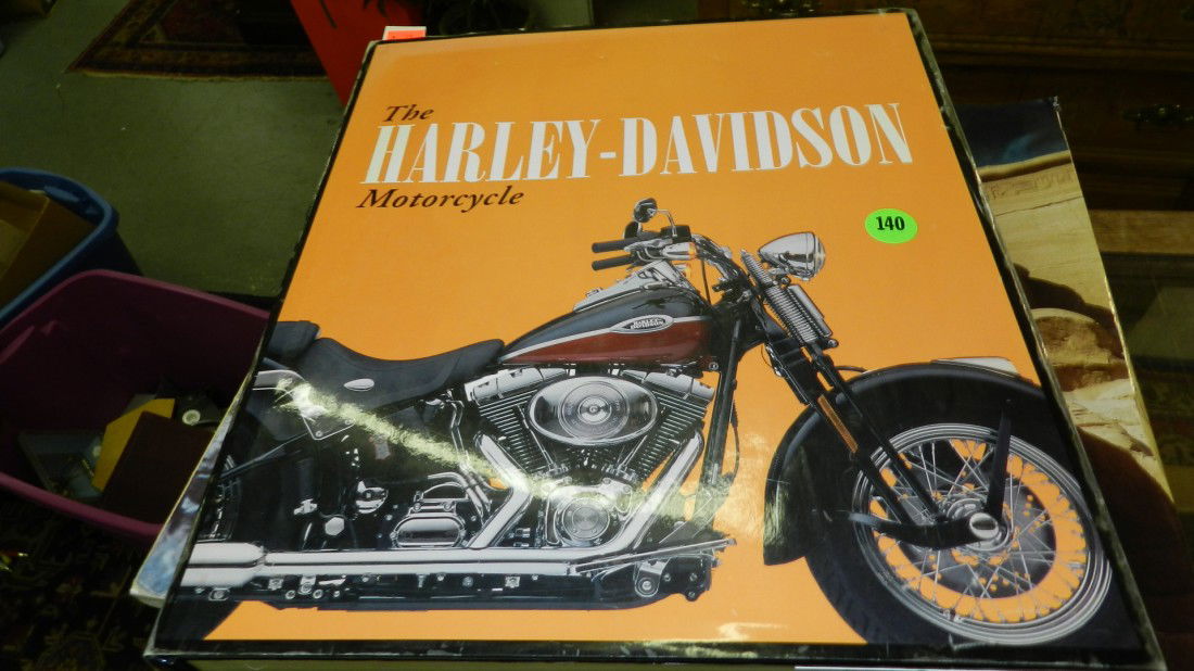 large coffee table book on Harley Davidson motorcy: large coffee table book on Harley Davidson motorcycles