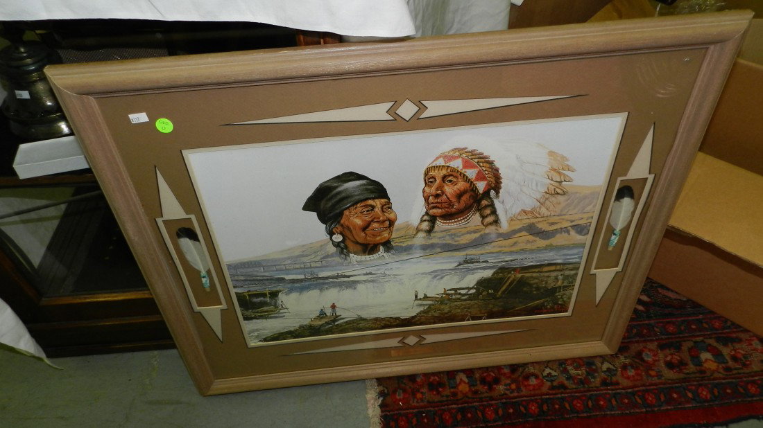 Native American framed art: Native American framed art