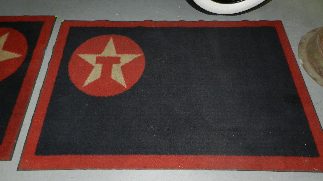 original Texaco service station floor mat with log: original Texaco service station floor mat with logo