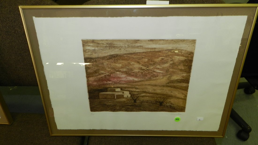 original etching by Juan Losada (Spain) "Andaluci
