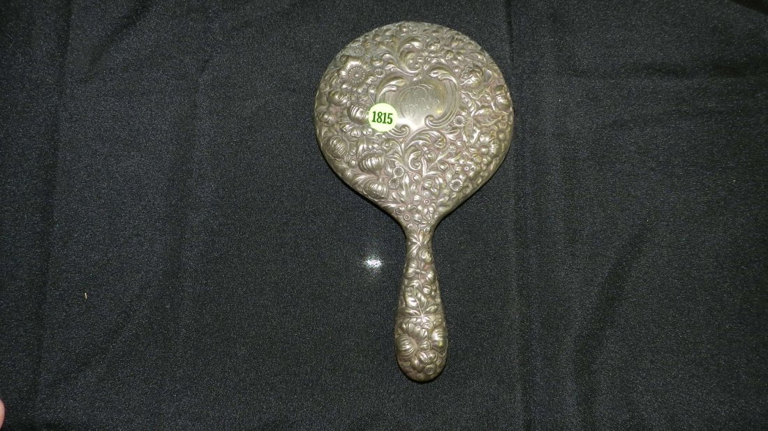 sterling hand mirror