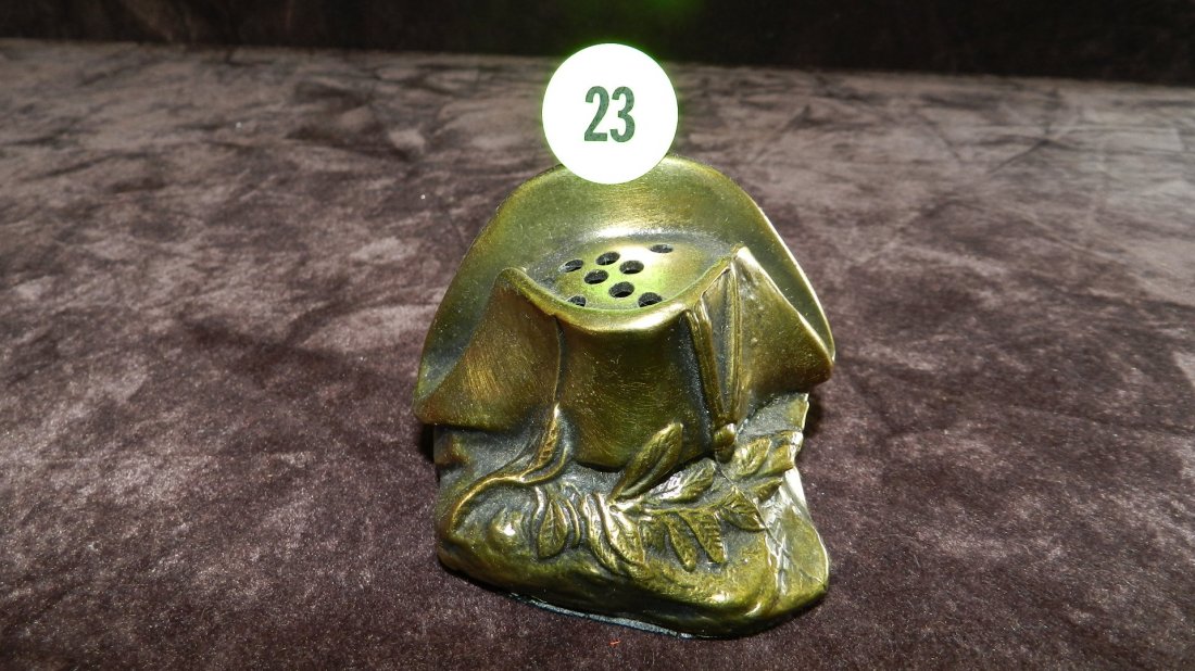 vintage (metal) hat pin holder, as seen: vintage (metal) hat pin holder, as seen