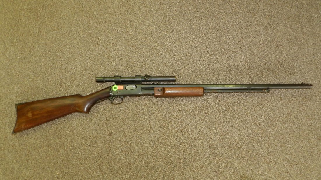 remington model 12 22 pump rifle with octagon barr: remington model 12 22 pump rifle with octagon barrel and scope Hamilton's Gallery is working with Bull's Eye Promotions LLC, for all firearms-ammo ect that requires any FFL paperwork. Bull's eye charg