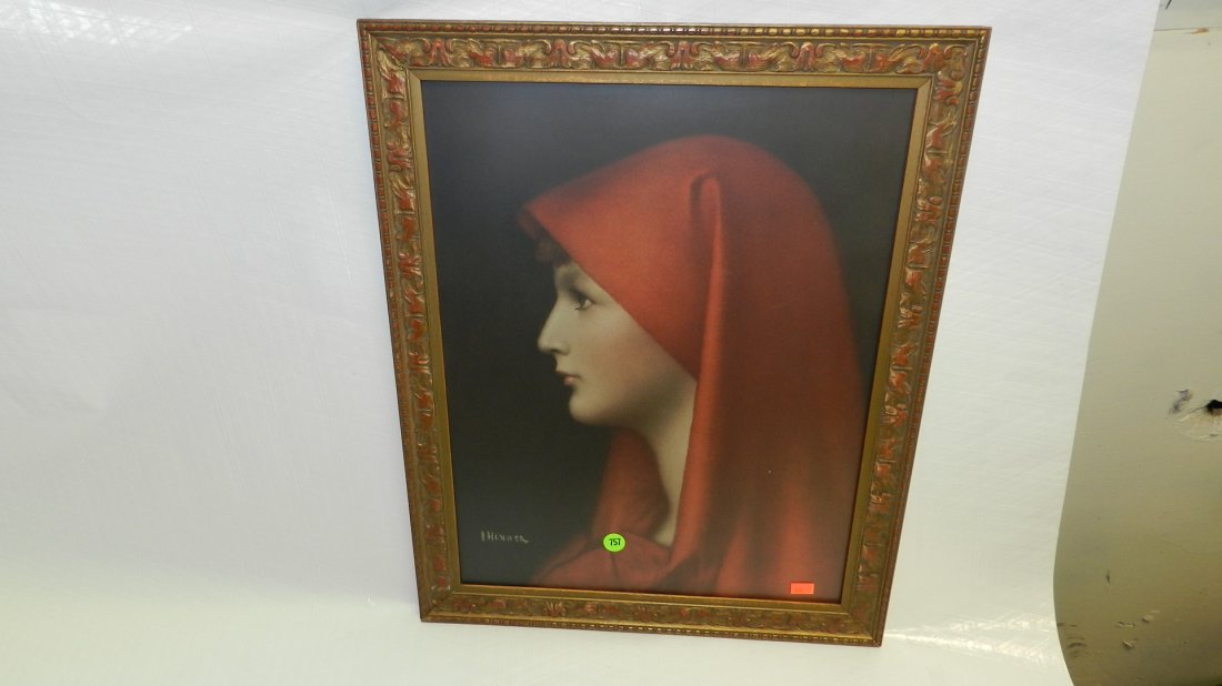 framed print by Jean-Jacques Henner : framed print by Jean-Jacques Henner