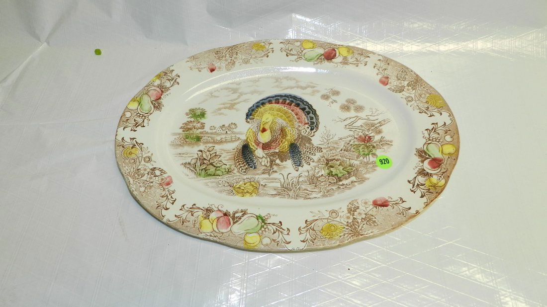 turkey platter: turkey platter