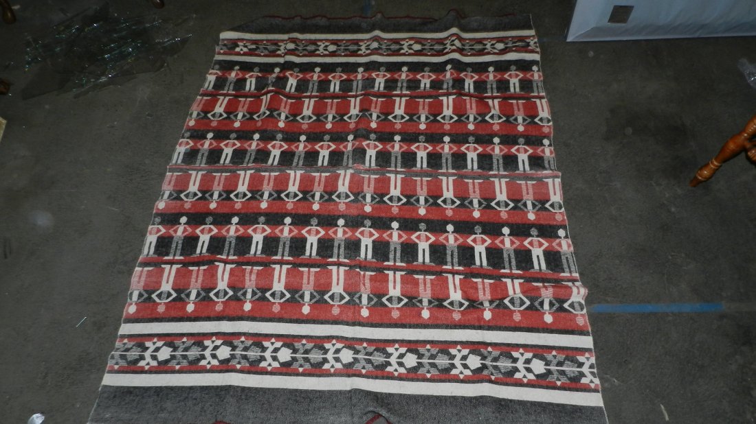 arts and crafts era Pendleton (style) blanket: arts and crafts era Pendleton (style) blanket