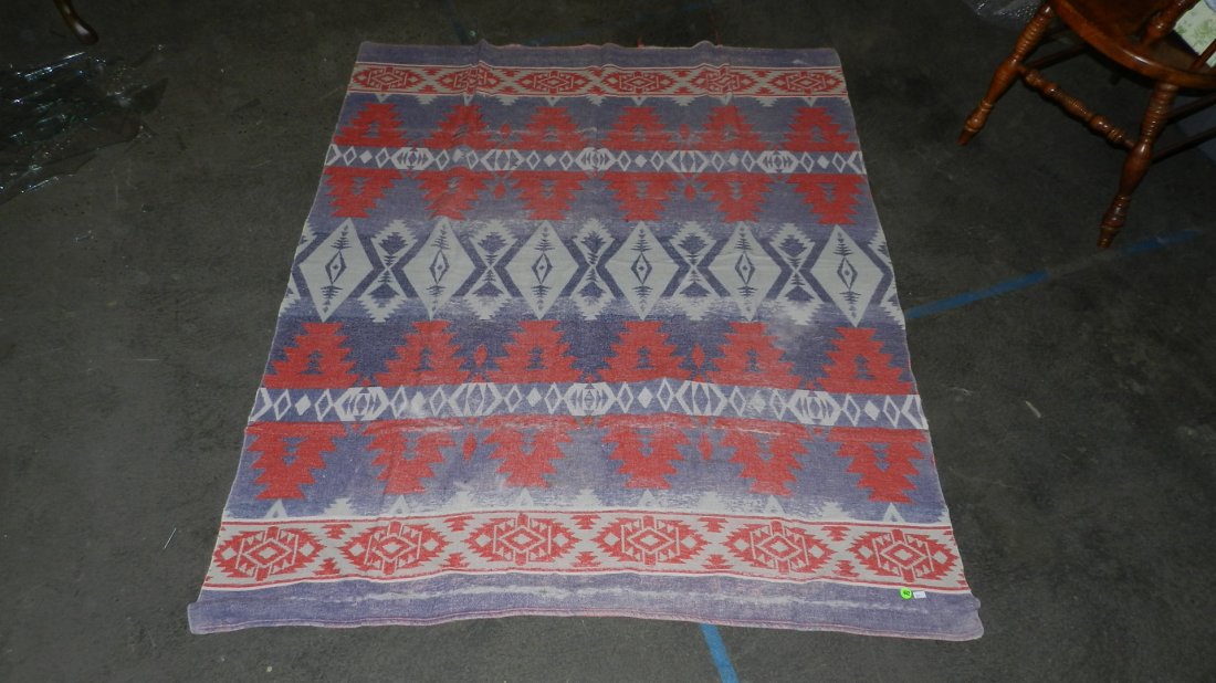 arts and crafts era Pendleton (style) blanket: arts and crafts era Pendleton (style) blanket