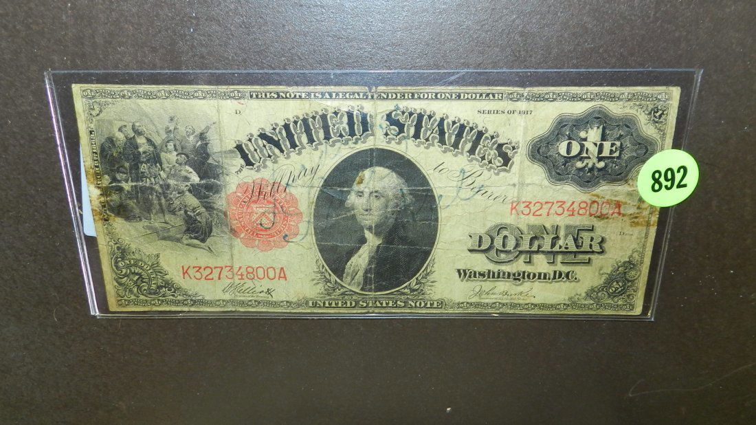 early US one dollar bill ($1.00) Washington D.C. 1: early US one dollar bill ($1.00) Washington D.C. 1917