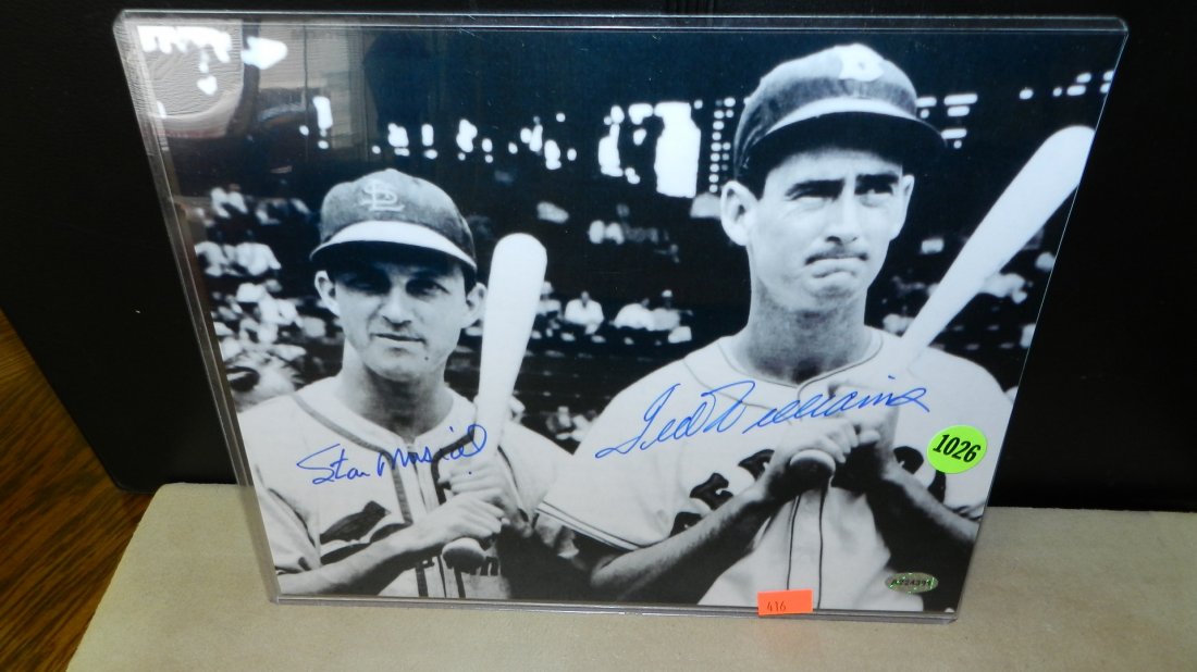 original autograph by baseball's great Ted Willi: original autograph by baseball's great Ted Williams with COA