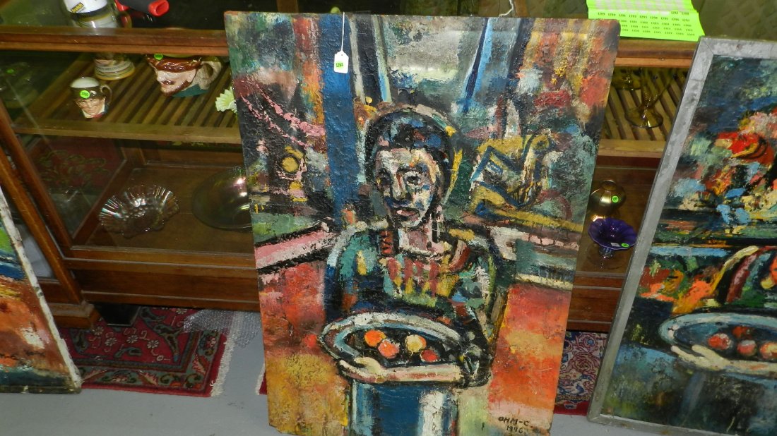 oil painting by seattle Korean American artist Jo: oil painting by seattle Korean American artist Joo-yon Ohm Cederberg