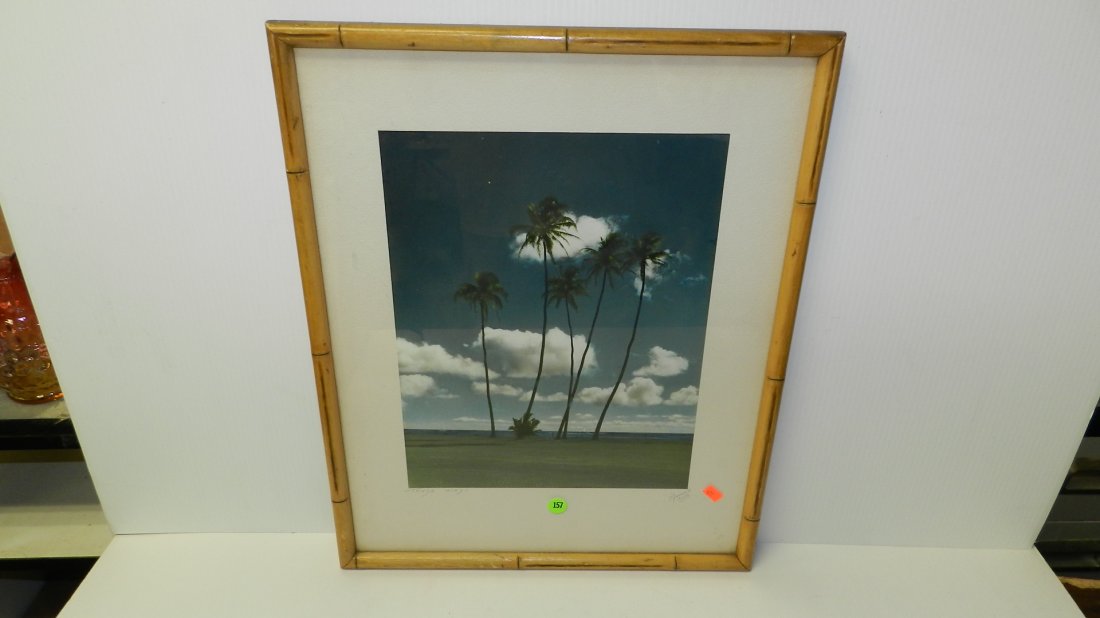 mid century Hawaiian photo titled Trade winds, sig: mid century Hawaiian photo titled Trade winds, signed