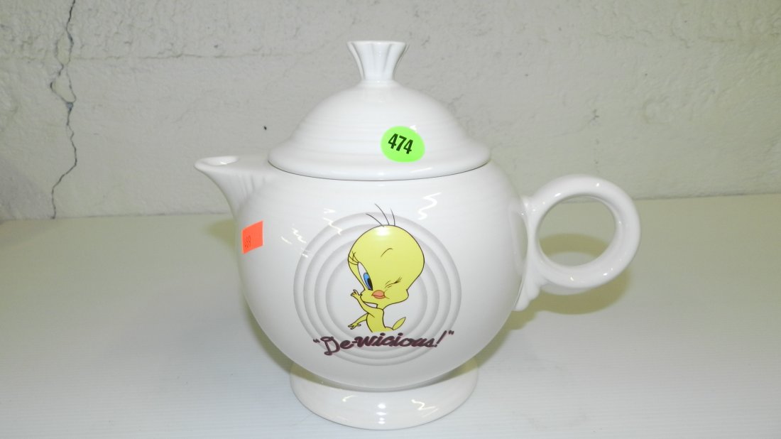Fiesta-ware Tweety teapot: Fiesta-ware Tweety teapot