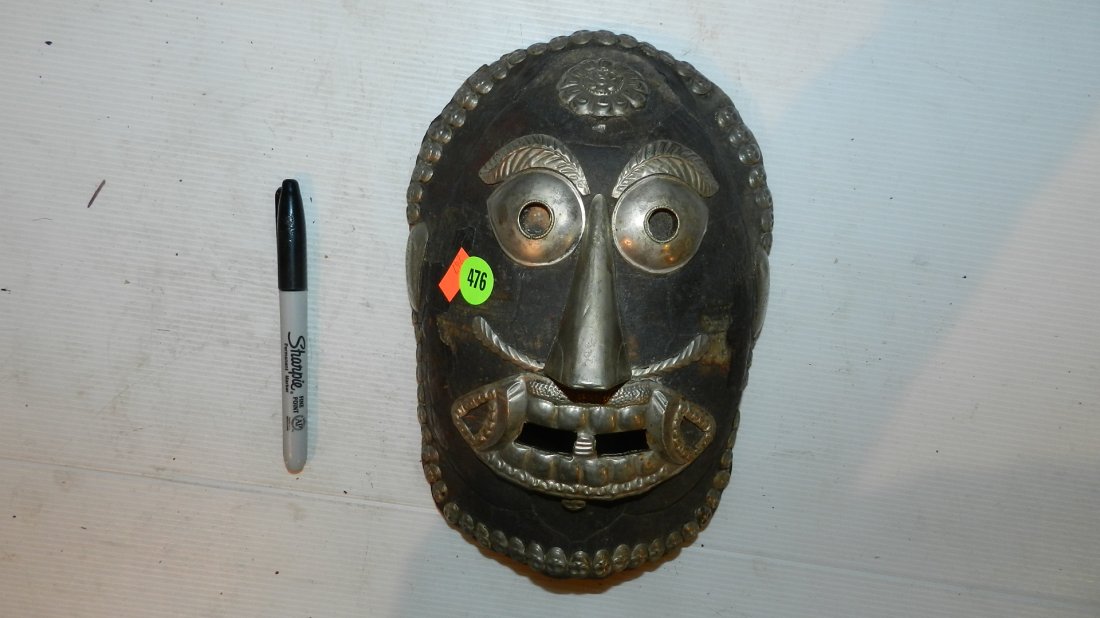 vintage Buddhist Kapala bowl- Turtle shell mask cond G: vintage Buddhist Kapala bowl- Turtle shell mask cond G